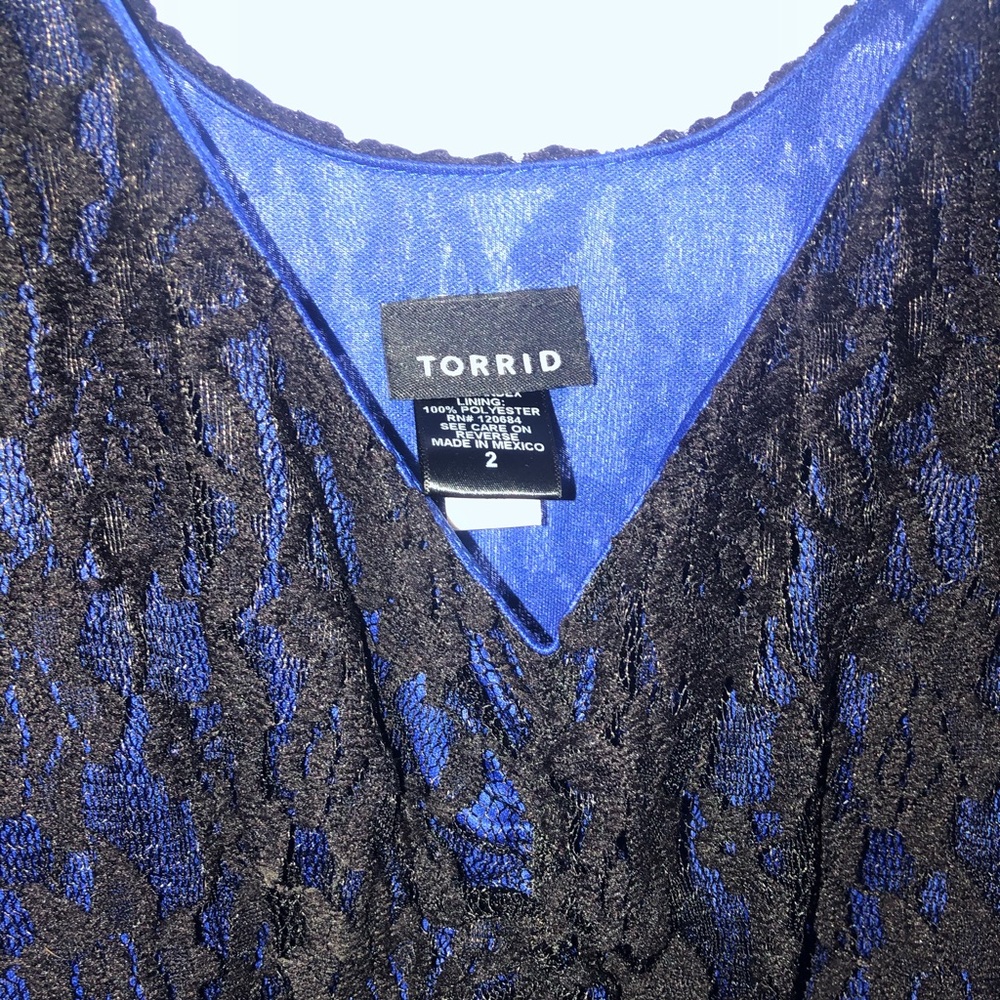 Torrid size 2 babydoll style top new without tags